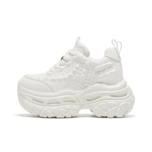 FIVE PLUS Устойчивые к истиранию противоскользящие низкие топовые кроссовки с толстой подошвой женские