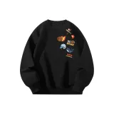 [330G Тяжелый] Черный (Полная ширина, логотип левое плечо, ярлык на плече)