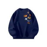 [330G Тяжелый] Темно-синий (Mf Полный-Центральный Изображение с Левым Плечом Логотип)