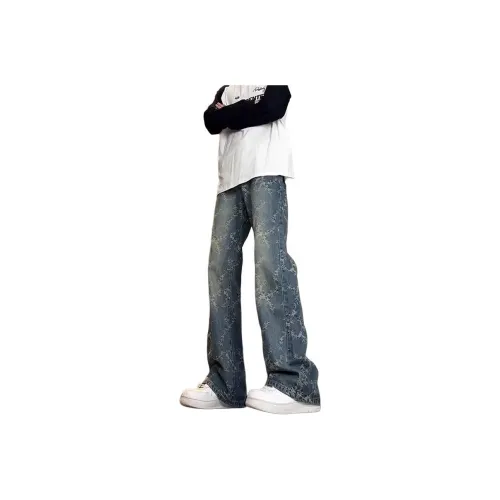 BEAR UNION Светло-синие Унисекс Джинсы