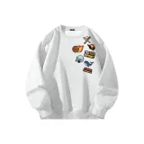 [330G Тяжелый] Белый Фотиния Серый (с Большим Логотипом слева на плече)