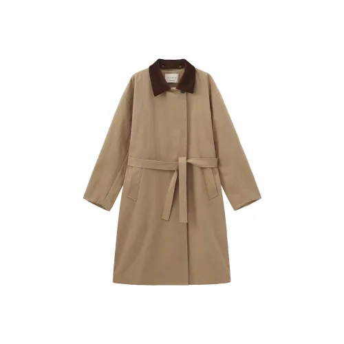 CUBIC Хаки Женская тренч-куртка