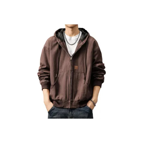 GUISE Осенняя куртка свободный крой унисекс