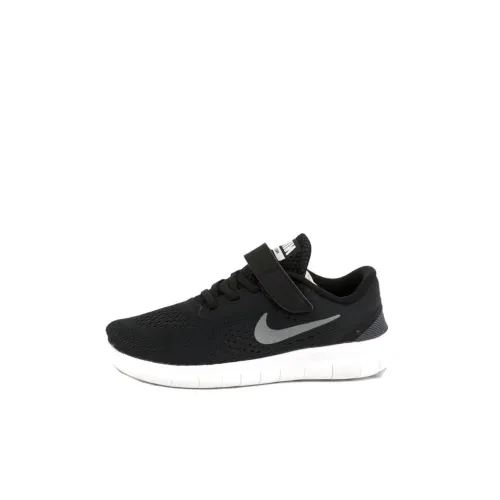 Nike Free RN Low Топ Детские Беговые Кроссовки Черный Детский