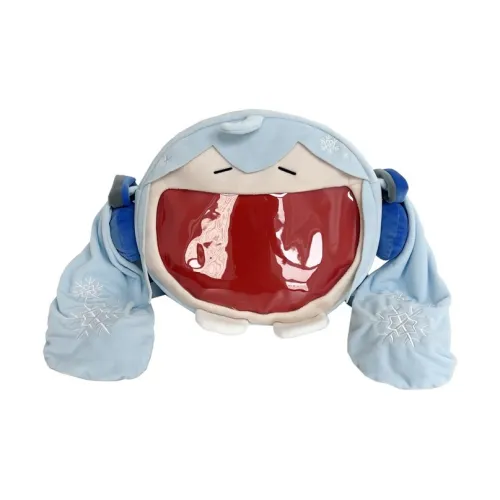 MOWAP Плюшевый Пэчворк PVC Ит-Сумка Женская Синяя