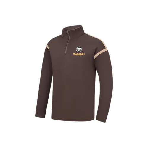 QIAODAN Барочный коричневый Мужской Свитшот