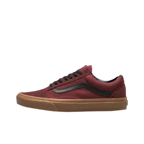 Vans Old Skool Скейтборд Кроссовки Унисекс Красный