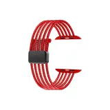 Красный нейлоновый ремень с рыбкой