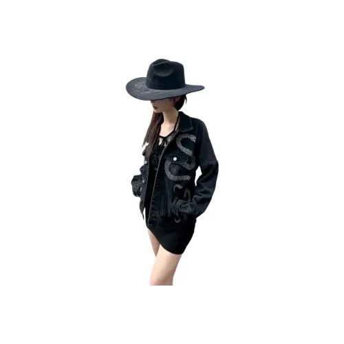 ZMHT Черный Серый Цвет Унисекс Джинсовые Куртки