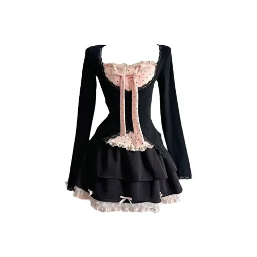 TIBINB Женские Комплекты с Юбкой