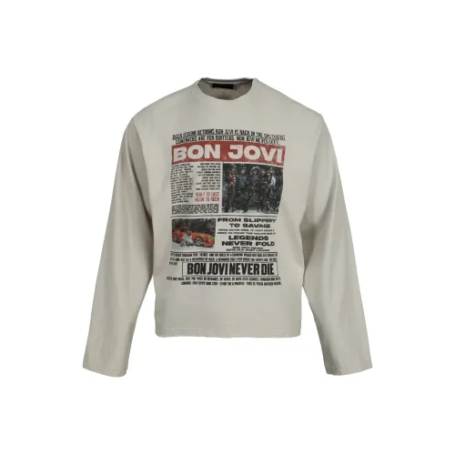 EPOWER PRESENTS Костяной Белый Винтажный Белый Унисекс T-Рубашки