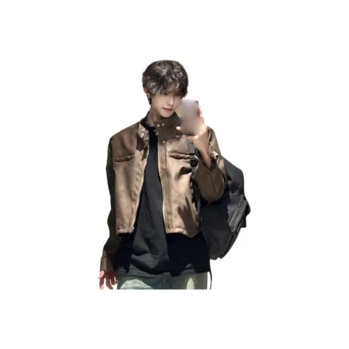 DARK HORSE Темно-коричневые унисекс куртки