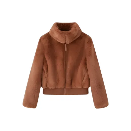 Icicofficial Бархат Feel Пальто Женское