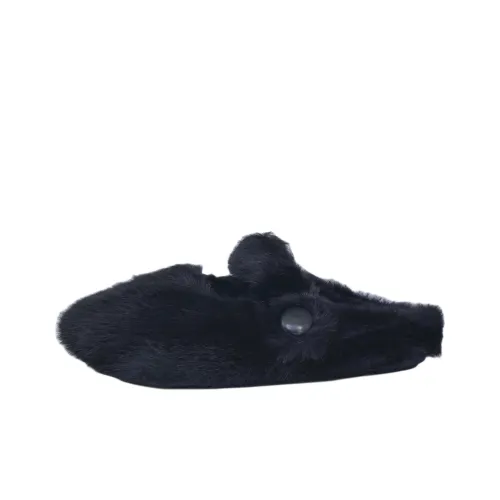 Puppytown Резиновая подошва противоскользящие закрытый носок FLUFFY тапочки женские