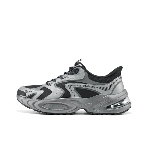 Skechers Устойчивые к истиранию Низкие Топ Кроссовки с Толстой Подошвой Мужские