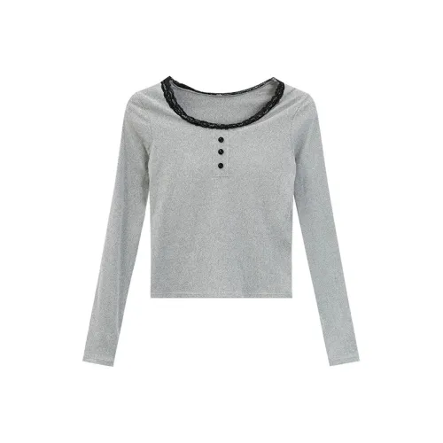 ABBY GODDESS Осенний трикотаж женский серый