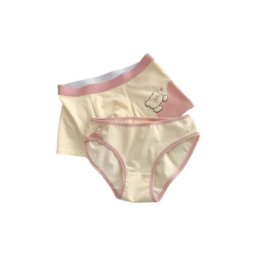 UYH Пара Медвежонок и Кролик Унисекс Трусики-бикини