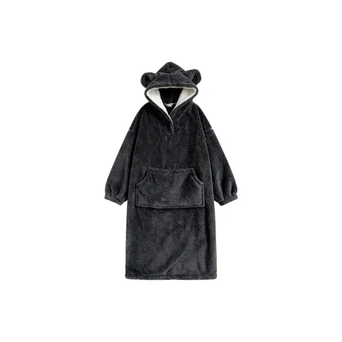 O'MESIK Черный Женские Банные халаты