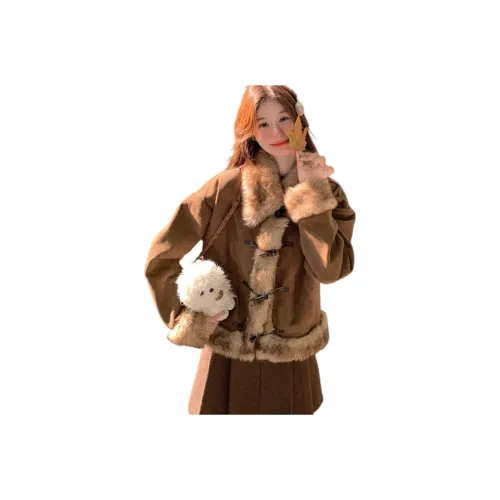 Amyway Кофе Женские Короткие пальто