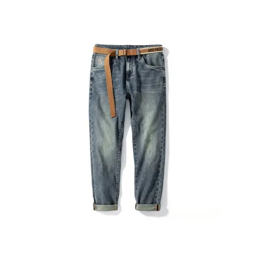 CHAORENBANG Синий Мужской Джинсы