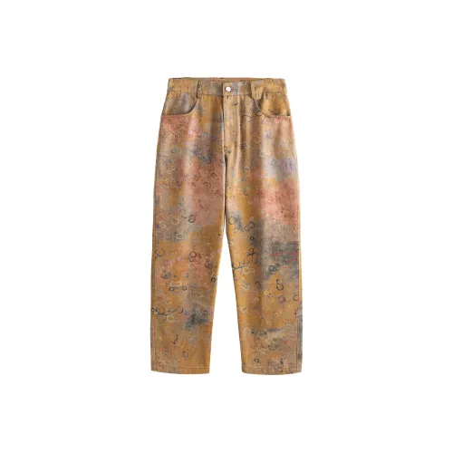 ME DA IGUAL Tie Dye с принтом унисекс джинсы