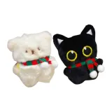 Кошка ест + Черный кот