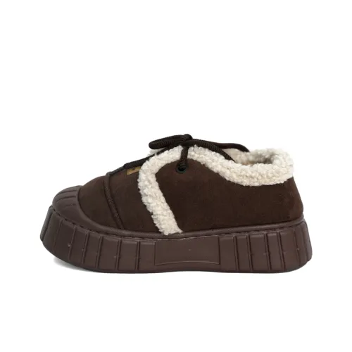 MIIOW Термический MID Топ Утеплённая Обувь Женская Кофейного Цвета