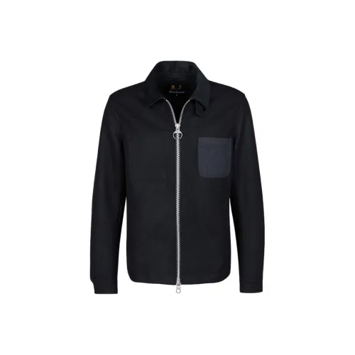 BARBOUR Темно-синие мужские куртки