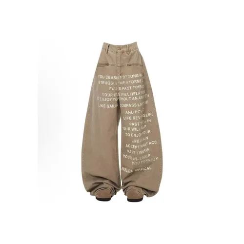 MARTHENAUT Хаки Унисекс Джинсы