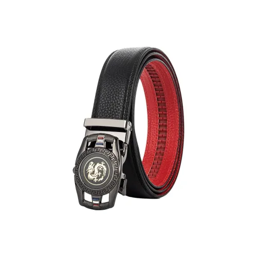 MH Ремни из натуральной коровьей кожи мужские 3,5 см