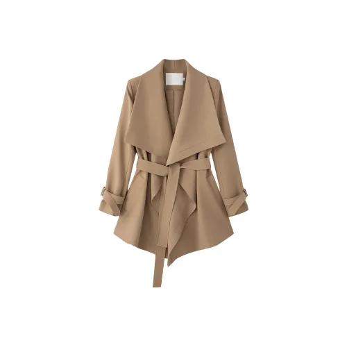 VKXOW Хаки Женская Тренч