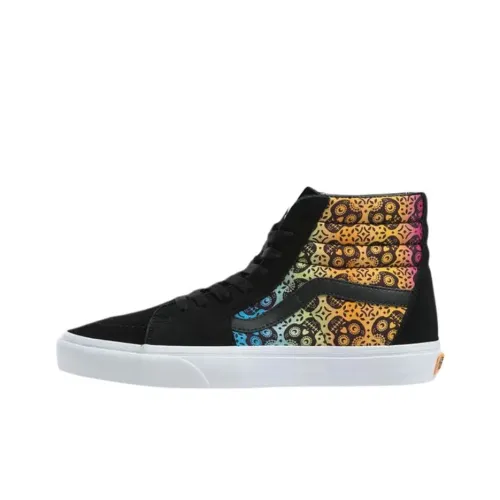 Vans Sk8 Hi Высокие Кроссовки для Скейтбординга Унисекс Черные