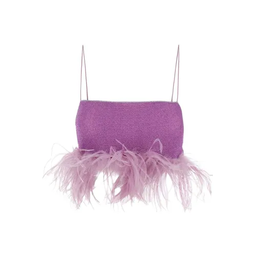 Oséree Без бретелей Топ Женский Фиолетовый