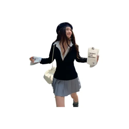 PZHK Черный Женский Трикотаж