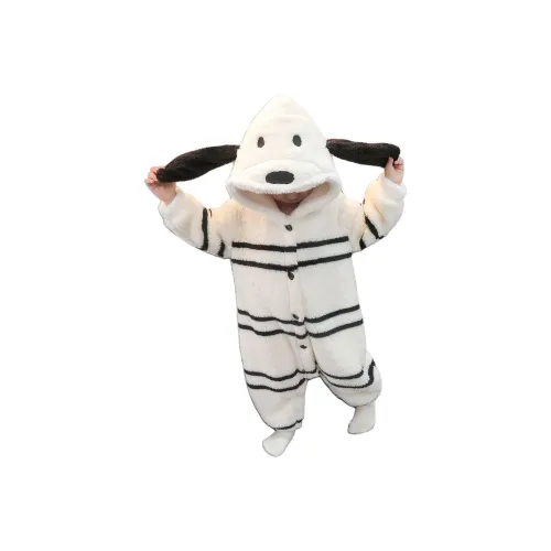 ZHIO Комплект домашней одежды Осенний и Зимний Белый Детский