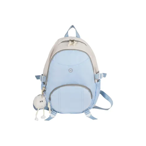 ZKHE Полиэстер Рюкзак Стандартный Синий Черный