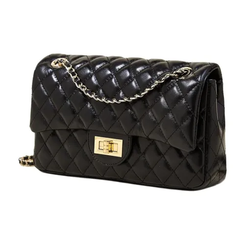 Safiya Сумка через плечо из коровьей кожи стандартная женская черная