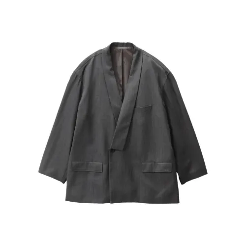 Graphpaper FW25 Melange Узор "елочка" Stripe Samue Куртка Куртки Пальто Мужской