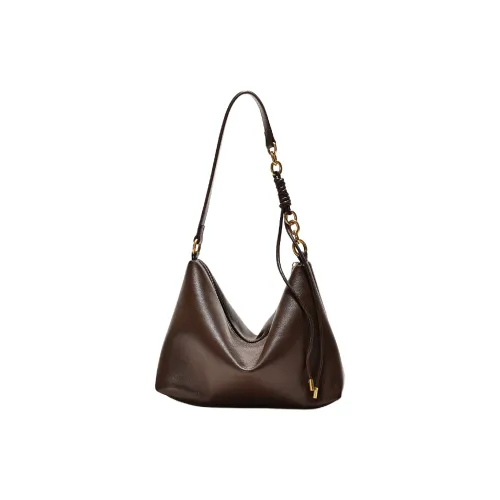 Vigno ПУ (полиуретан) Сумка через плечо Стандартная Женская Кофейная Красная Черная