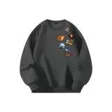 [330G Тяжелый] Темно-серый (Полный логотип на спине, левая сторона плеча, ярлык)