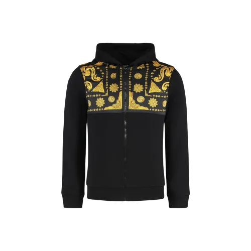 VERSACE Мужские черные свитшоты