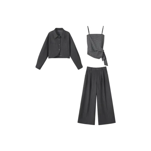 DX.DAXI Черный Повседневные костюмы для женщин