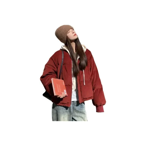 BONAS Красный Женские пуховики