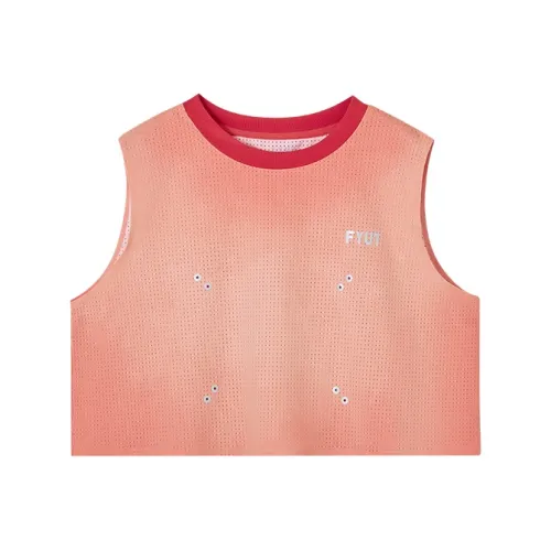 FYUT Красный Женские беговые майки