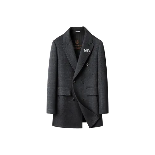 MG Серый Мужской Пальто