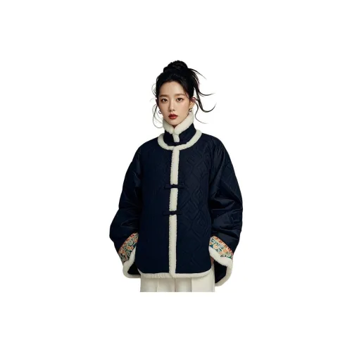 BONAS Черный хлопковый пуховик женские пуховики (пуфы)