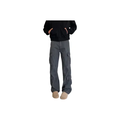 GEOGRE ALEX Серые Унисекс Карго Брюки