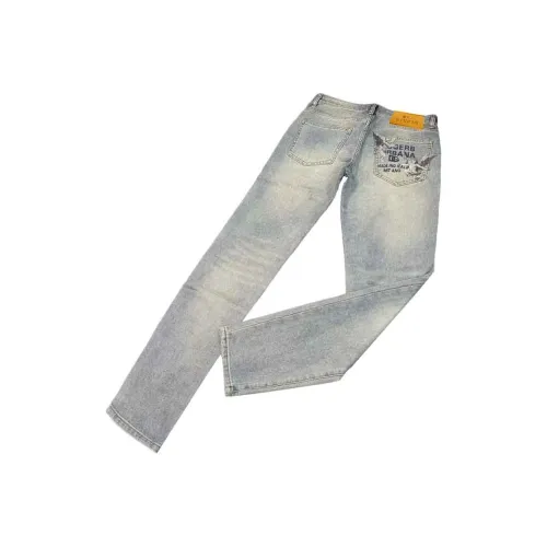 M17 STUDIO Винтажный синий [Нет логотипа] Унисекс Джинсы