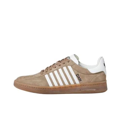 DSQUARED 2 Boxer Low Top Скейтборд Кроссовки Мужские Коричневые