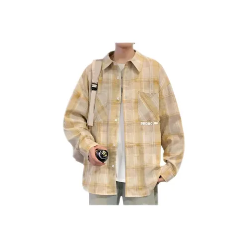 ENPofficial Длинный рукав рубашка пальто мужской